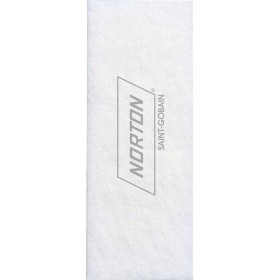 Folha lixa Fibra 260x100mm Bear tex Branca Sem risco Norton