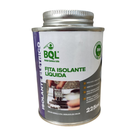 Fita Isolante Borracha Líquida Filme Preto 225ml Biolub