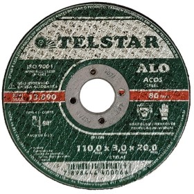 Disco Corte Ferro 110mm P/Serra Marmore 4.3/8" Telstar ALO