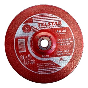 Disco Desbaste Inox 230mm Esmerilhadeira 9" Telstar
