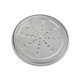 Grelha para ralo em aço inox redondo 15 cm