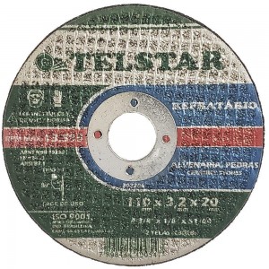 Disco Corte Refratario 110mm P/Serra Marmore 4.3/8" Telstar