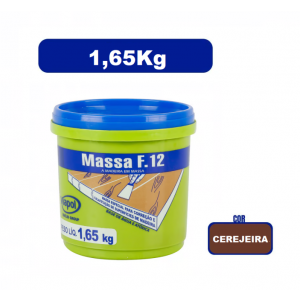 Massa Madeira Rejunte Reparo F12 1,6kg 1/4 CEREJEIRA Viapol