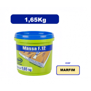Massa Madeira Rejunte Reparo F12 1,6kg 1/4 MARFIM Viapol