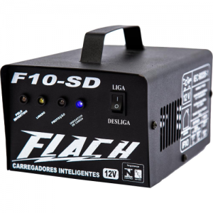 Carregador Bateria Inteligente 12v 10Ah Prof Flach F10-SD
