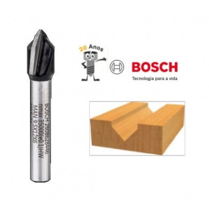 Fresa Haste 6mm Ranhurar V 9,5mm - Bosch 2608628446