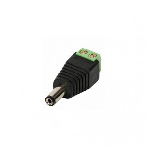 Plug de PVC P4 2,1 mm com borne 12.611 - Importado