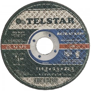 Disco Corte Refratário 114,3x3,2x22,2mm 4.1/2x1/8x7/8 Telstar