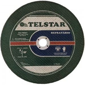 Disco Corte Refratário 254x3,2x25,40mm 10x1/8x1 Telstar