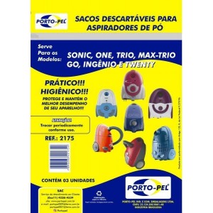 Saco Aspirador Electrolux One/Trio/Max/Go/IngenioTwentySonic