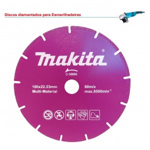 Disco Corte Multimaterial Esmerilhadeira 180mm Makita D58899