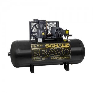 Compressor de Ar 15pes 200lts 3cv Mono Schulz Bravo CSL 15BR
