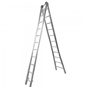 Escada Extensiva Aluminio 4em1 6,0mt 2x11 Degraus Real EX11