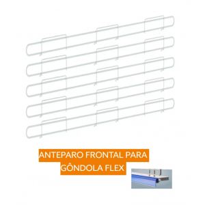 Kit C/5 Aparador Anteparo Frontal 78cm P/Gondola Flex Amapa