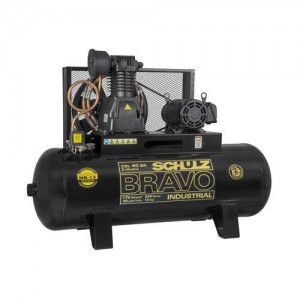 Compressor de Ar 40pes 250l 10cv Trif Schulz Bravo Csl40/250