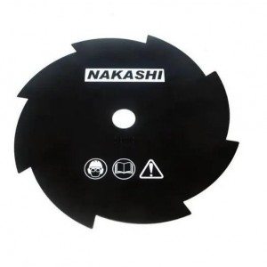 Lamina Disco Rocadeira 8 Dentes 255mm Furo 20mm - Nakashi